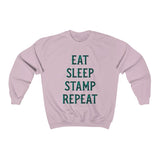 Eat, Sleep, Stamp, Repeat Sweatshirt