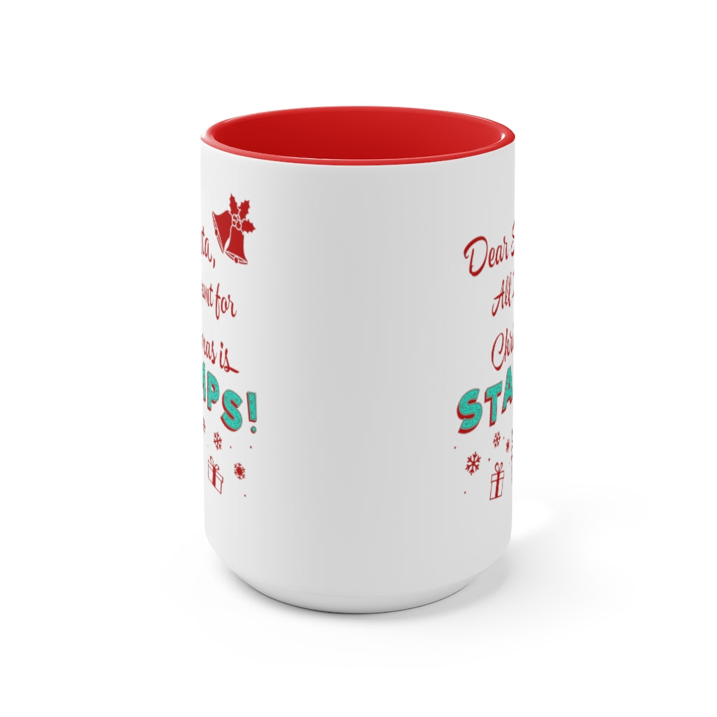 Accent Decor Silly Santas Mug