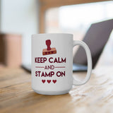 Keep Calm and Stamp On - Mug