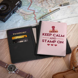 Keep Calm and Stamp On - Passport Cover