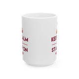 Keep Calm and Stamp On - Mug