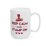 Keep Calm and Stamp On - Mug