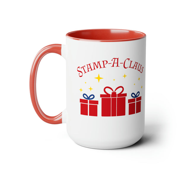 Stamp-A-Claus Coffee Mug