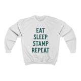 Eat, Sleep, Stamp, Repeat Sweatshirt