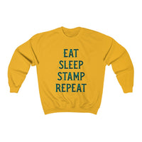 Eat, Sleep, Stamp, Repeat Sweatshirt